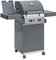 Grillstream Classic 2 Burner Freestanding Barbecue with Side Burner, Gas & Charcoal Hybrid Grill for Gardens, Griddle Included, Matt Grey