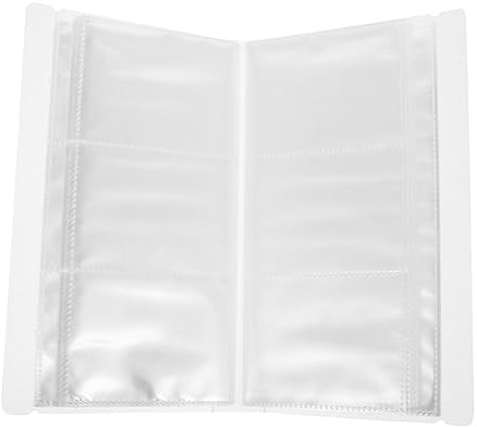 Abaodam 1pezzi Album Trasparente per Cartoline e Biglietti Collezione Raccoglitore Pp per Postcard e Ticket Concerti e Viaggio Organizer Visuale Protettivo per Collezionisti e Appassionati