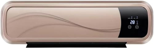 Electric Downflow Heater - Wall Mounted Over Door Air Curtain with Thermostat, LED Display, Timer & Remote Control, 3000W