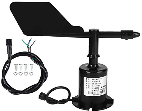 Sensor Di Velocità 0-10V, Anemometro Policarbonato, 8 Direzioni Indicazione, Leggero e Compatto - Alta Precisione, Resistente Alla Corrosione, Ideale Per Ambienti Esterni