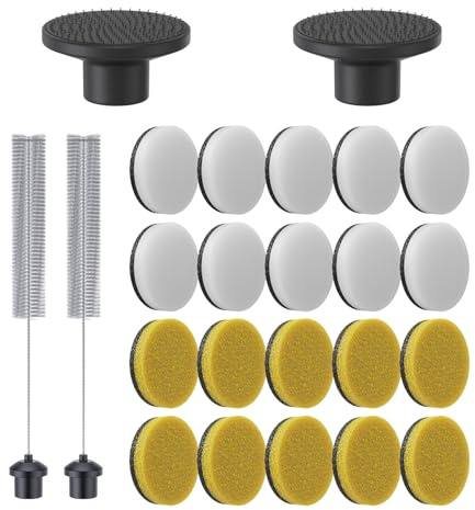 24 PCS Replacement Pads for Fanttik Flip G10 Nano HomeCare Cordless Electric Spin Scrubber, Suitable Electric Grout Scrubber Only, Accessories for Grout, Tiles, Sinks, Crevices