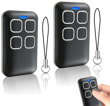 Garagentor Fernbedienung 2 Stück 868MHz Kompatibel mit Hörmann Handsender BS Bisecur HSE1 HSE2 HSE4 868 BS | HS1 HS4 HS5 HSS4 HSP4 HSD2 HSZ 1 868 BS Garagentoröffne Fernbedienung