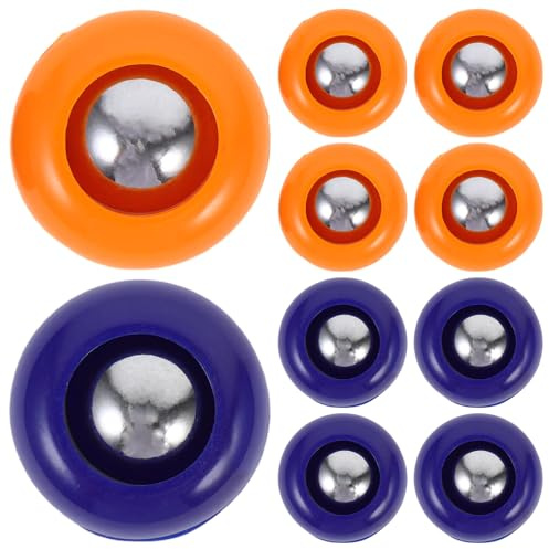 TOYANDONA 20 Stück Kleiner Shuffleboard Tischspiel mit Pp Bällen für Innen Außen Party Spielset