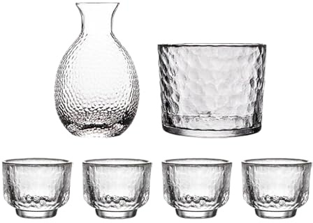 Set di tazze da sake giapponesi, stoviglie giapponesi, bottiglia per sake in, teiera, compatibile con sake, bicchiere da whisky, di cinghiale, festa in casa, ristorante, campeggio