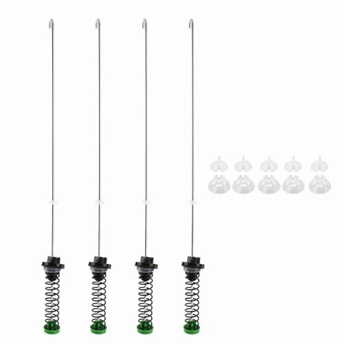 RASTKY W11130362 Kit de Varilla de Suspensión para Lavadora con 4 Varillas de Suspensión y Accesorios para MVWC555DW0, Piezas de Repuesto de Plástico de Hierro, 25.75 Oz