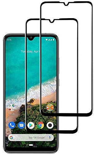 iGlobalmarket [2 Unidades] Protector de Pantalla compatible para Xiaomi Mi A3, Cristal Templado, sin burbujas, Alta Definicion, 9H Dureza, Resistente a Arañazos