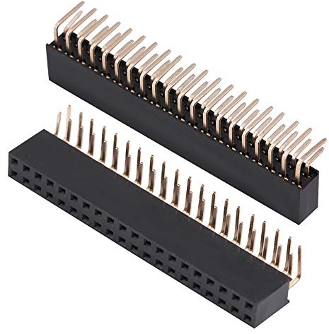 3 Stück 2,54 Mm 2 X 20-polige Buchse, Zweireihig, Buchsenleiste, Rechtwinklig, 4-Stiftleiste, Stiftleisten, Stecker, Leiterplatte, Zweireihig, Rechtwinklig, Stiftleiste, Buchse