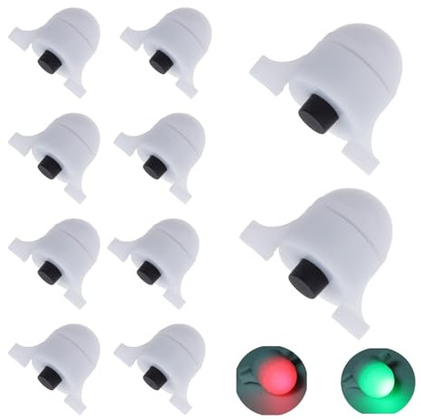 LemonBest Newest LED Night Fishing Strike Alert Glow Stick Bite Alarm, 6 Pack