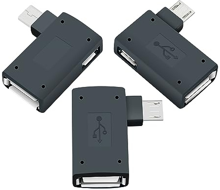 HOXIBSL OTG Cable Adapter for fire Stick 4K Max,Added Memory to Your fire tv Stick,Compatible with Streaming Android Phone Tablet etc Device 3-Pack