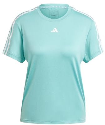 adidas Damen AEROREADY Train Essentials 3-Stripes Tee, Mint ton, S
