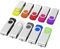Cle USB 64 Go Lot de 10,WOOOLKEN Clé USB 2.0 Flash Drive Clés USB Pivotant Stockage Disque Mémoire Stick Pendrive avec 10 Couleurs