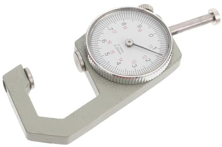 SOLUSTRE Präzises Flaches Ledermessgerät Diy Lederstärkemessgerät Langlebiges Präzisionsmesswerkzeug Für Perlen Pappe Flacher Kopf Kompakt Und Leicht