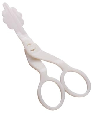 Alipis Cream Flower Transfer Scissors Set 8-inch Fondant Decorating Tool Stainless Steel Blades for Cake Icing and Baking Crafts for Beginners and Professionals