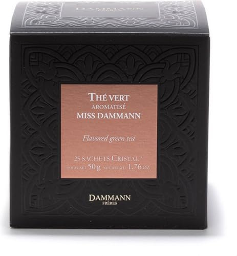 DAMMANN The Miss Dammann - The vert aromes gingembre et fruit de la passion | boite 25 Sachets cristal