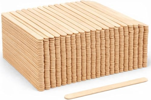 1ABOVE 1000pcs Wooden Coffee Stirrers – 140mm (5.5) Disposable Eco-Friendly Wooden Sticks for Coffee & Tea