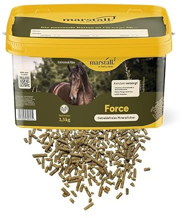 Marstall Force 3,5 kg | Getreidefrei, Extrakleines Pellet, Mit Bierhefe, Für alle Pferde