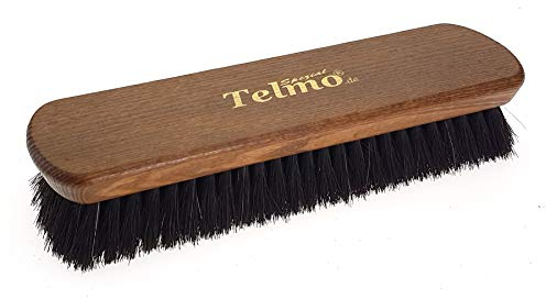 TelMo Große Glanzbürste Rosshaar Spezial dicht bestückt 183 x 52 x 35 mm Handschmeichler