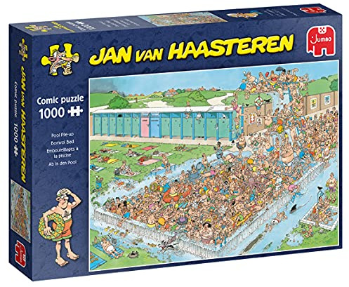 Jan Van Haasteren, Ab In Den Pool, Puzzle 1000 Teile Erwachsene
