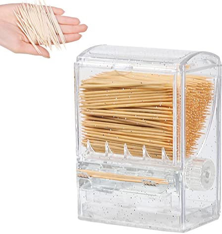 Stronrive Palillos Dientes para máquinas expendedoras | Tipo máquina expendedora dispensadora mondadientes | Porta Palillos Dientes Moda, Caja