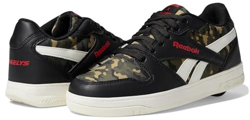 HEELYS Herren Reebok Bb4500 Low (Little Big Kid/Adult) Rollabsatz Schuh, Schwarz, 39 EU