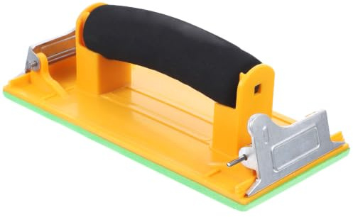 UPKOCH Hand Grip Sandpaper Holder with Sponge Handle 7.48 Inch Lightweight Sanding Block for Wall Drywall Woodworking Polishing and Grinding Tools