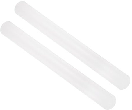 CoCud Mattarello Pasta Zucchero Lunghezza 13 Rullo Pasta Rullo Fondente Antiaderente Plastica PP Senza Manico - (APPlicazioni: Impasti da Forno Argilla Fai-Da-Te) 2Pz