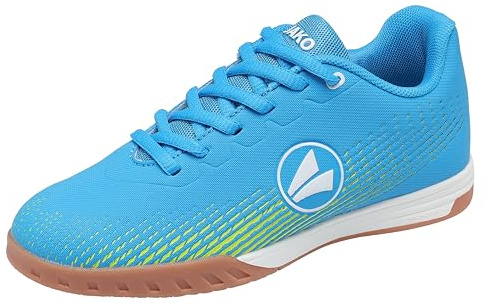 JAKO Unisex J-SI Skill hallsneakers, Sky/Neon Gul, 43 EU, Sky Neon Yellow, 43 EU
