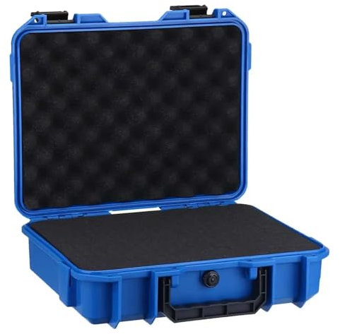 Ayztantine Fotokoffer Mit Schaum wasserdichte Hartschalen-Tragetasche Werkzeug-Kits mit Schwamm-Aufbewahrungsbox Sicherheitsschutz Organizer Sicherheitsinstrument Werkzeugkasten