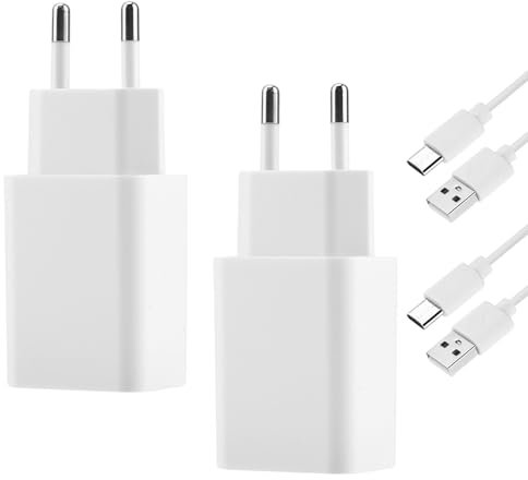 2 Packs Chargeur USB 5V/1A Adaptateur Secteur Universel Pour Voyages - Compatible Avec Phone, Pad, Samsung, Smartwatch, Écouteurs, Tablette