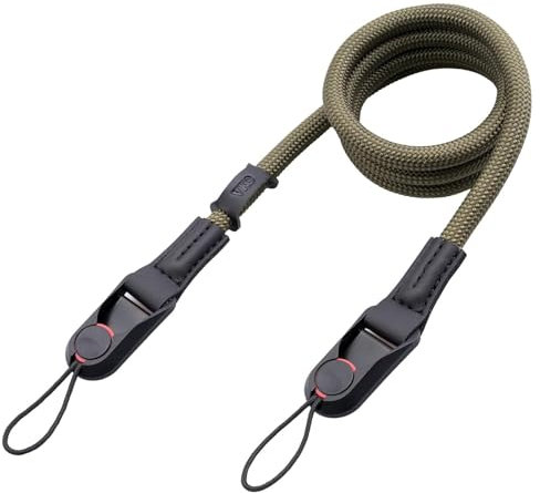 LIURFLNC Sangle pour appareil photo, sangle de transport pour appareil photo, système de fermeture rapide, corde d'escalade, sangle de transport pour appareil photo reflex numérique ou sans miroir