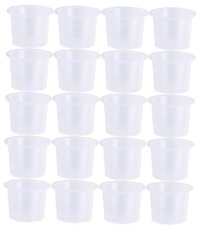 TOVINANNA 1000stücke Teiliges Pigmentbecher Transparent Tattoo Farbtuschbecher Für Beauty Salon Kosmetikstudio Praktische Zur Farbmischung