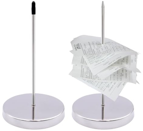 pangutheos 2 Piezas Pinchos para Notas, Extraíble, Plata