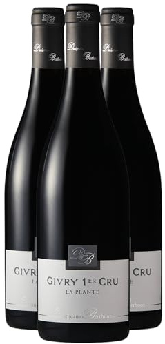 Givry 1er Cru La Plante tinto 2022 - Danjean Berthoux - DOP - Borgoña - Francia - Variedades de uva Pinot Noir - 3x75cl