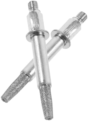 SUPVOX Lot de 2 Mèches de Meulage Diamantées 48 MM pour Tronçonneuse Pierres à Aiguiser Compactes et Résistantes Affûteuses Précises pour Affûtage de Chaîne Outil pour Jardin et