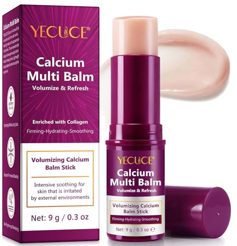 Calcium Multi Balm Stick - Stick de soin coréen tout-en-un avec collagène hydratant, raffermissant et anti-âge pour les yeux, le cou et le visage