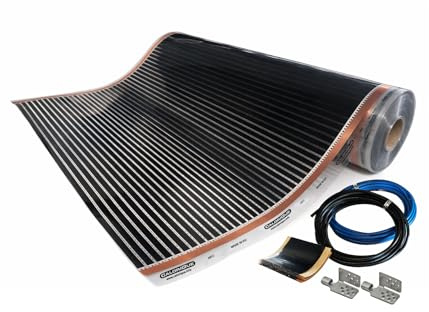 Pellicola Riscaldante a Infrarossi CALORIQUE NEO – Larghezza 100 cm – Copertura 20,0 m² – 150 W/m² – Riscaldamento Elettrico per Pavimento, Parete e Soffitto – Calore Uniforme – Basso Consumo