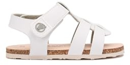 Conguitos - Sandalias Abiertas de Bebé Respetuosas en para Niña (Blanco/Talla 21)