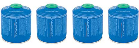 Campingaz 4er Pack CV 300 Plus Ventil Gas Kartusche, für Campingkocher, mit Aufsteckventil, Butan-Propan Mischung