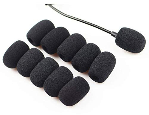 Copri Microfono in Spugna Filtri Antipop e Antivento per Microfoni Protezione Microfono Cuffie Copertura in Schiuma per Mini Microfono (20 pezzi)