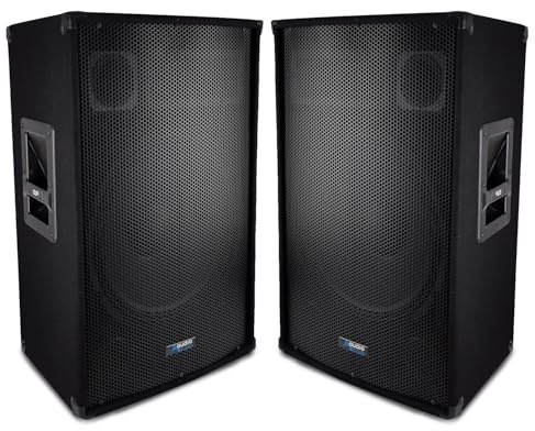 Enceinte Sono Bass Reflex Trapézoïdal à 3 voies 12/30cm - 600W - AUDIO CLUB 12