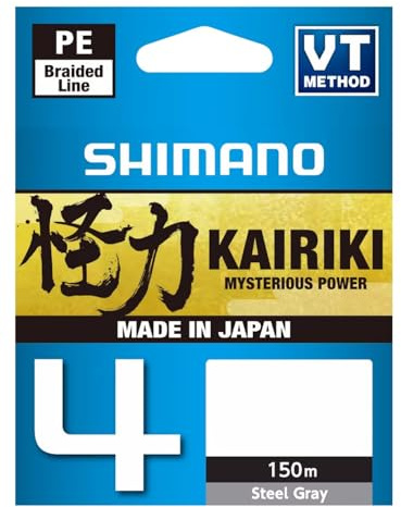 SHIMANO Kairiki 4 150M Steel Gray 0,100mm/6,8Kg