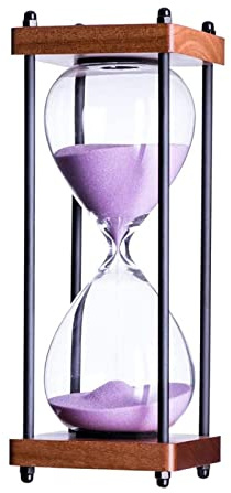 Sanduhr Timer30 Minuten Holzrahmen,Sanduhren Home Decoration,Geschenk - 8 Farben Mode Bunte Sand Timer,Einzigartiges kreatives Souvenirgeschenk