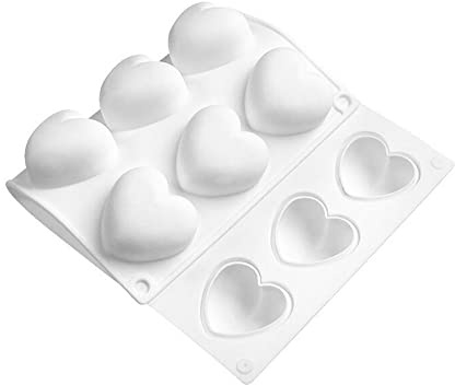 Silikon-Mousse-Kuchenform, Backgeschirr Dessert Mousse DIY Schokoladenseifen Kerzenform, 15 Löcher Herz