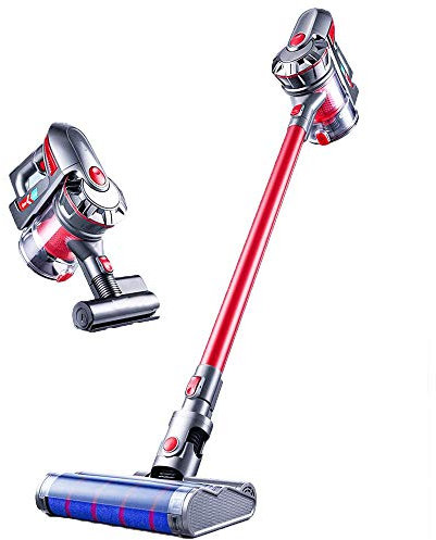 Samnuerly High-Power Vacuum Cleaner, Lightweight 2 in 1 Upright Handheld Bagless Electric Broom, Lithium-Ion Battery Rechargeable Cyclone Quiet Vacuum Cleaner,14000Pa Powerful Suction