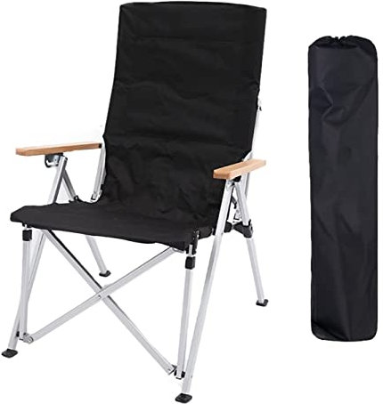 Campingstuhl Angelstuhl Camping Stuhl Camping Ultraleichter Aluminiumrohr-Eisfischen-Stuhl-Rucksack-Stuhl Mit Hölzernem Handlauf-Hocker Für Das Kampierende Strand-Fischen Campingstuhl Klappbar Klappst