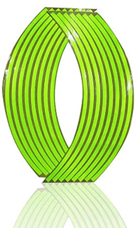 ROANNY Felgenband 10 12 14 16 18 Motorrad Aufkleber Reflektierendes Rad Pegatinas Gold Aufkleber Streifen Felge Adesivi Für Yamaha (Color : C)
