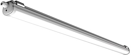 pureled 48W LED Feuchtraumleuchte IP65 150cm Wannenleuchte Neutralweiß 4000K Werkstatt Garage Keller (1er Set)