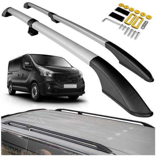 CHROMEMASTER | Compatibili con Renault Trafic 3 Short L1 2014+ | Barre Trasversali da Tetto, Mancorrenti sul Tetto | Sono Utilizzate per il Montaggio di Portapacchi, Box da Tetto o Portabiciclette