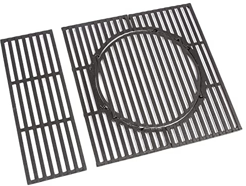 GFTIME Gusseisen Grillrost 41,5 x 59cm für Enders Chicago 3, Switch Grid Rost-in-Rost System für Enders Chicago 3, Grillrost Ersatzteile