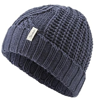 Sterntaler Strickmütze Zopfmuster babymössa, Marinblå, 55